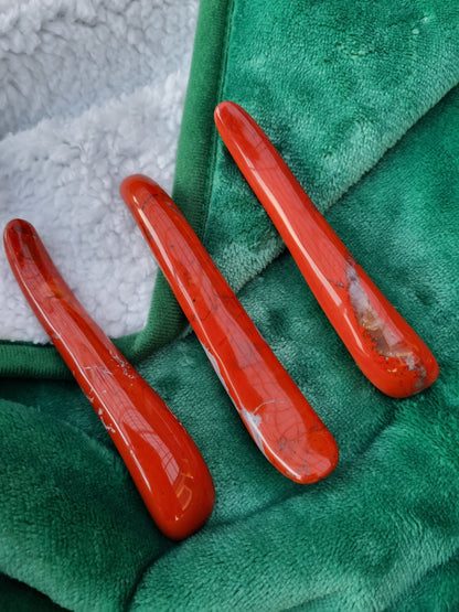 Red Jasper G-Spot Crystal Dildo - Lilith 1.0