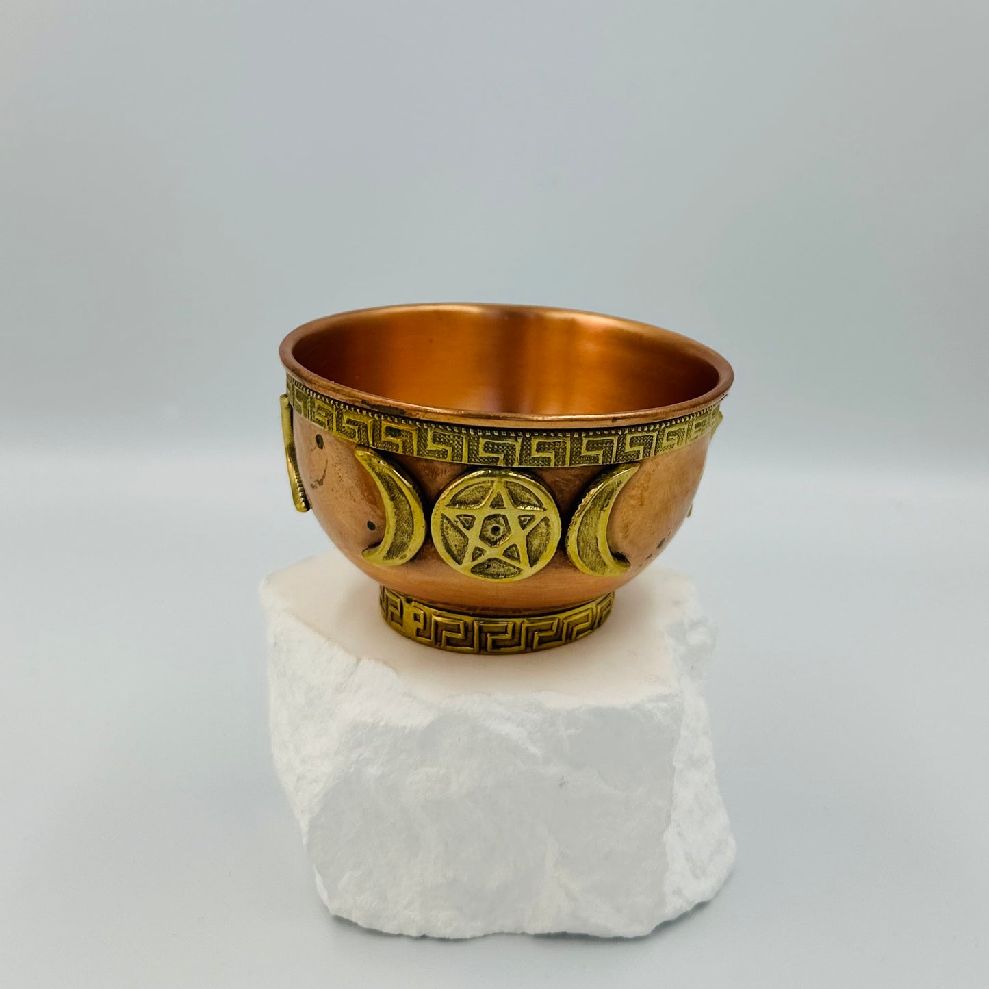 Copper Cyklus Offering Bowl - "Triple Goddess"