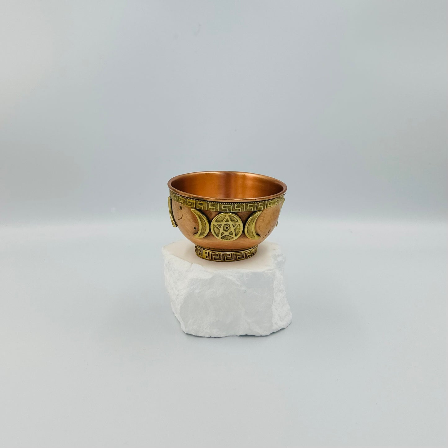 Copper Cyklus Offering Bowl - "Triple Goddess"