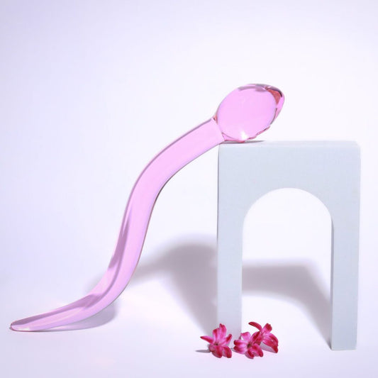 Calypso Cervix™ Wand Glass Dildo