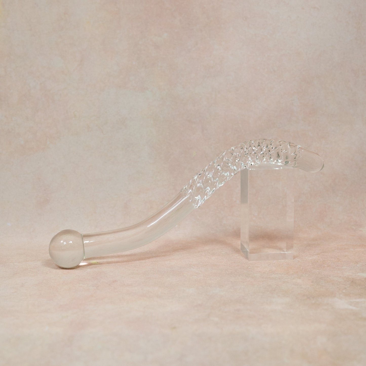 Calypso Cervix™ Wand Glass Dildo